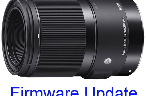 Sigma обновила прошивку объектива 70mm F2.8 DG MACRO | Art для Sony E