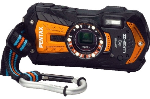 Компактный фотоаппарат Pentax Optio WG-2 GPS: яркий предмет непривычной формы сложнее потерять и легче найти
