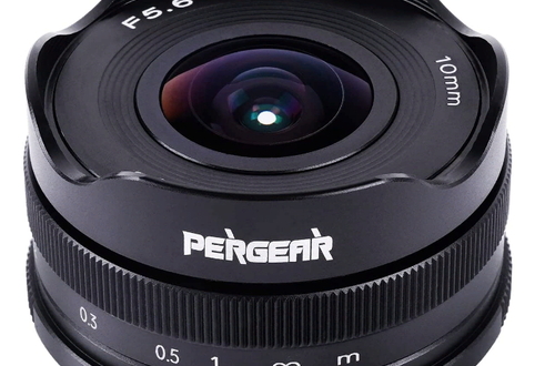Объектив «рыбий глаз» Pergear 10 mm F5.6 для камер APS-C и MFT