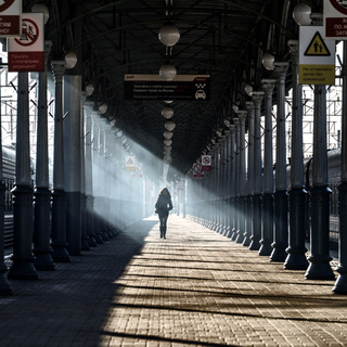 Дмитрий Зверев, Москва. Белорусский вокзал
