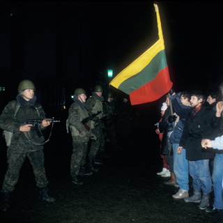 008 Литовцы под прицелами советских солдат. 