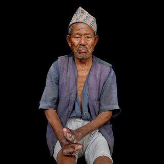 Манбахадур Таманг, 92 года. Самый старый житель колонии