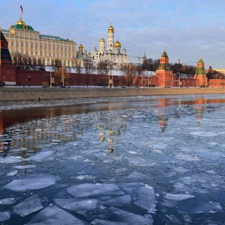 Ледоход на Москва-реке