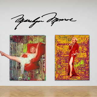 Монро и красный цвет.