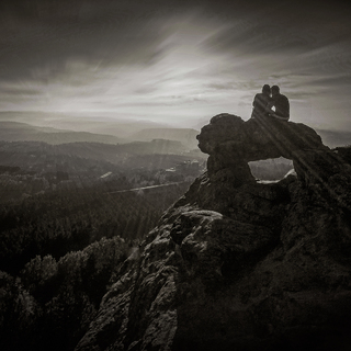 The date on the rock.Russia,Kislovodsk.