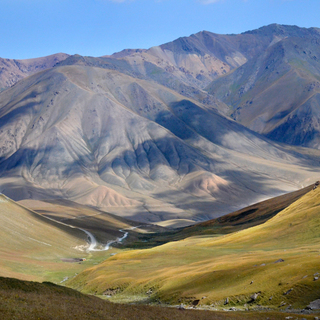 Фото с перевала 3400м,
Киргизия