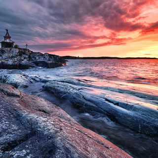 Stone Island to an old church