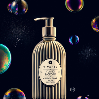 Жидкое мыло YLANG &amp; CEDAR от Vivanel с мыльными пузырями