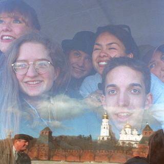 002 Американские студенты в Москве.