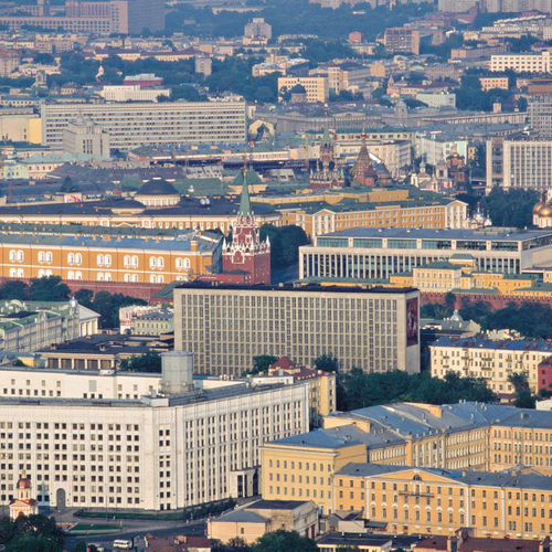 001.Центр Москвы,вид с вертолета. / Архитектура