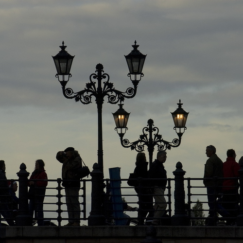 016 Вечером на мосту. Берлин / Заграница