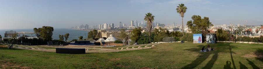 Панорама Тель-Авива с Яффо