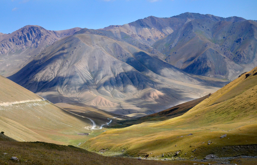 Фото с перевала 3400м,
Киргизия