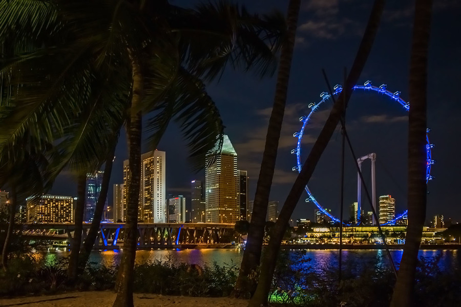 Ночь в Сингапуре