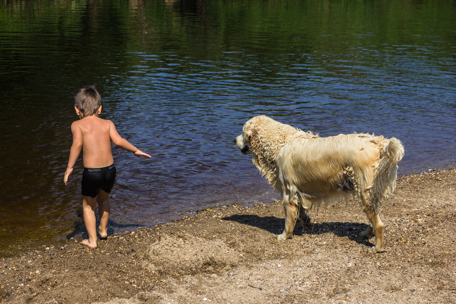 А вода холодна!