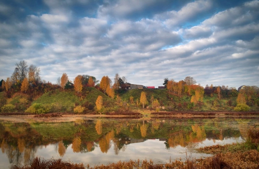 Осень на пригорке