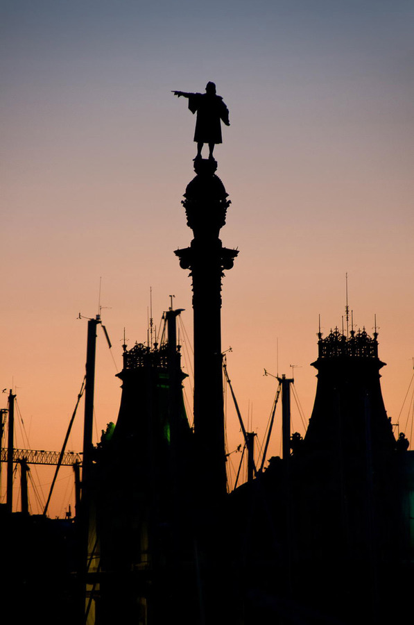 Памятник Христофору Колумбу. Барселона