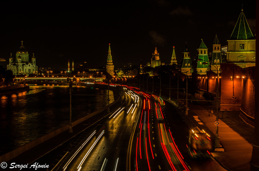 Ночной Московский Кремль