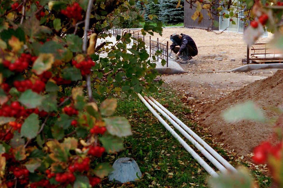 Осень и сварщик...